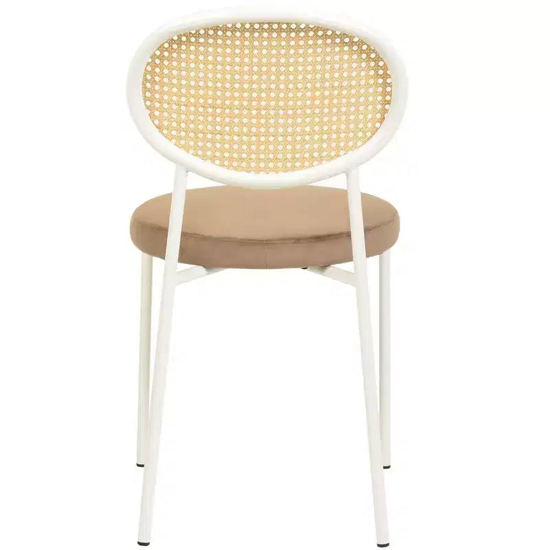 Chaise de salle à manger en velours