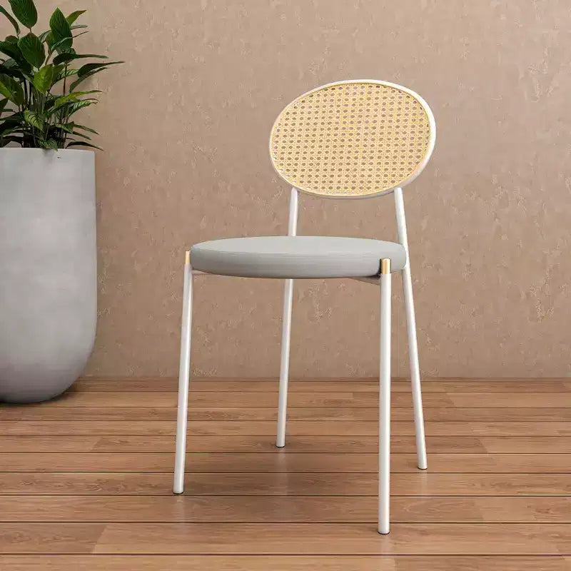 Chaise de salle à manger en velours