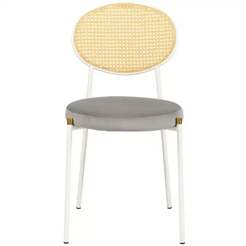 Chaise de salle à manger en velours