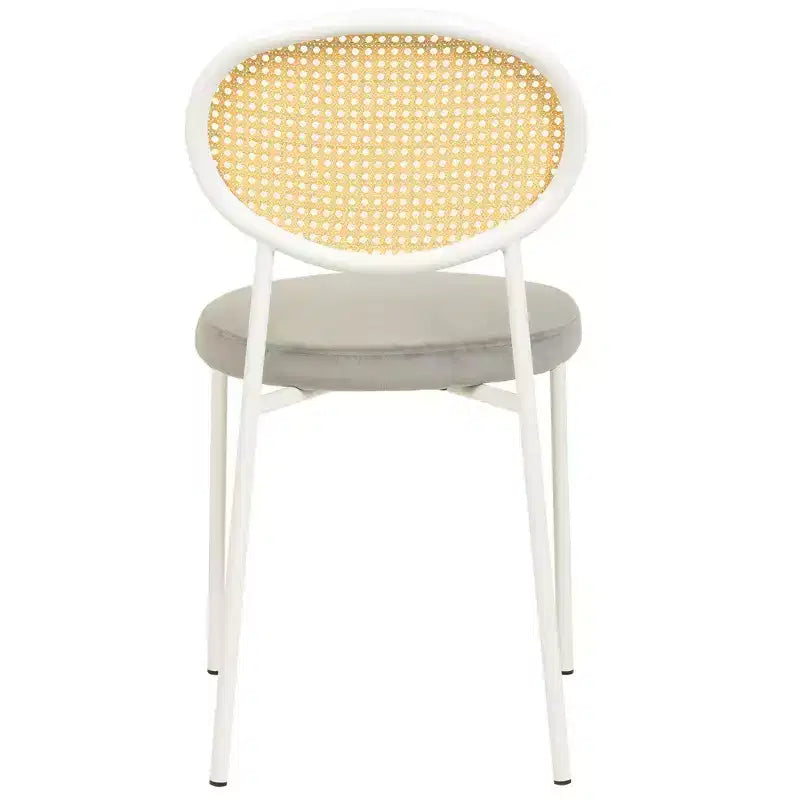 Chaise de salle à manger en velours