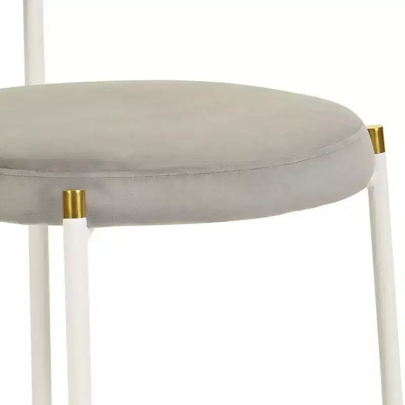 Chaise de salle à manger en velours