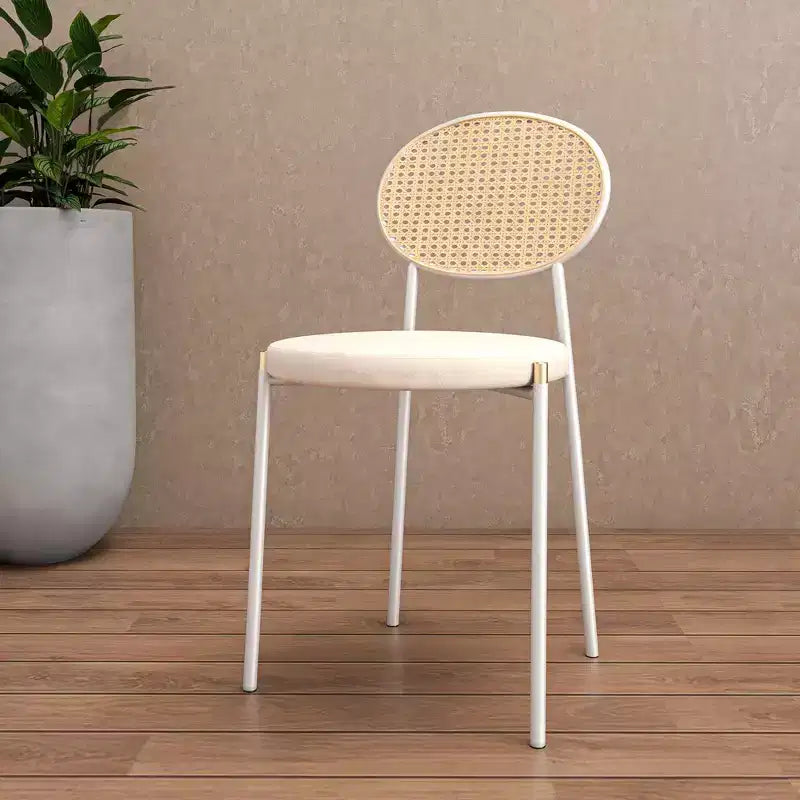 Chaise de salle à manger en velours