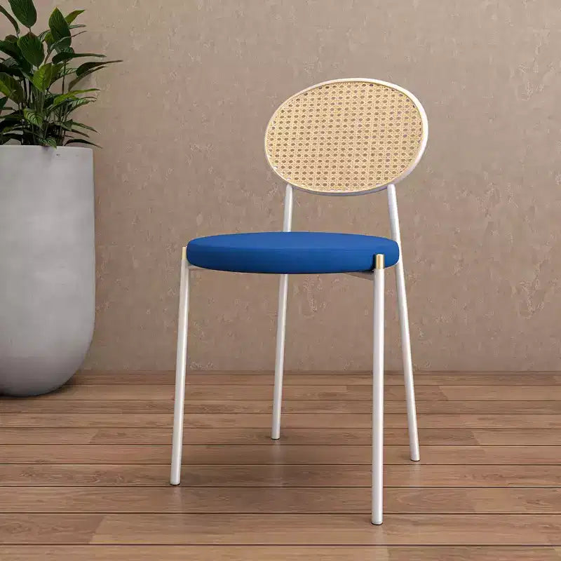 Chaise de salle à manger en velours