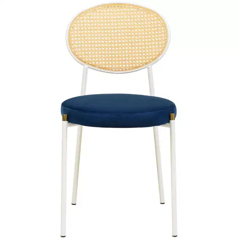 Chaise de salle à manger en velours
