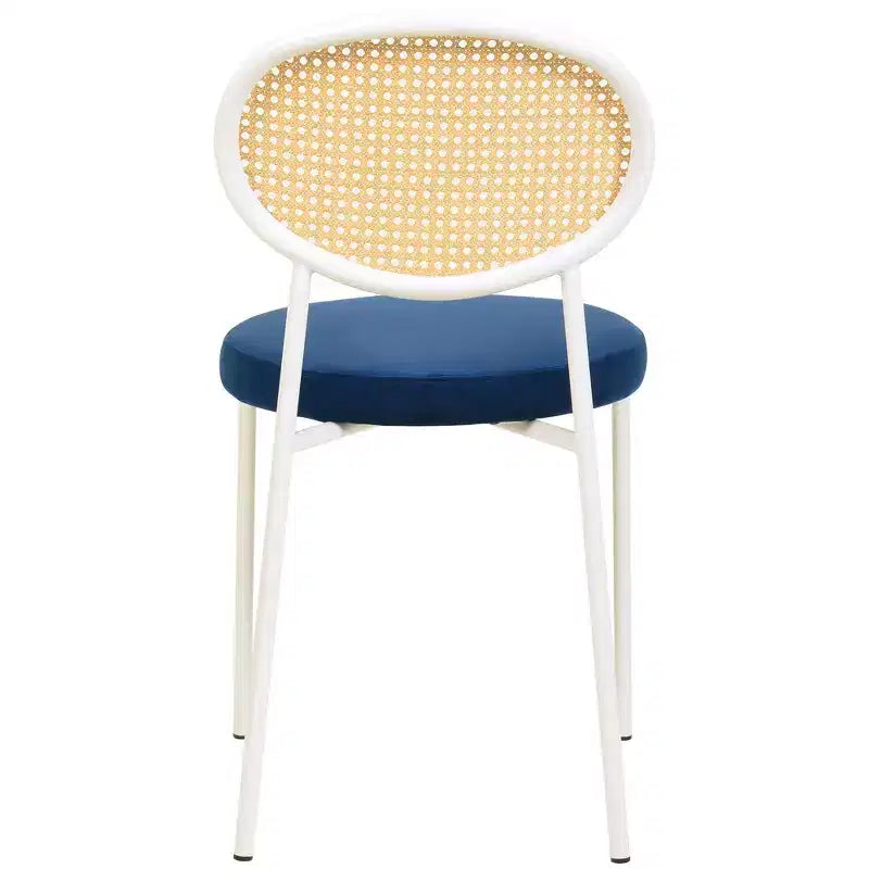 Chaise de salle à manger en velours
