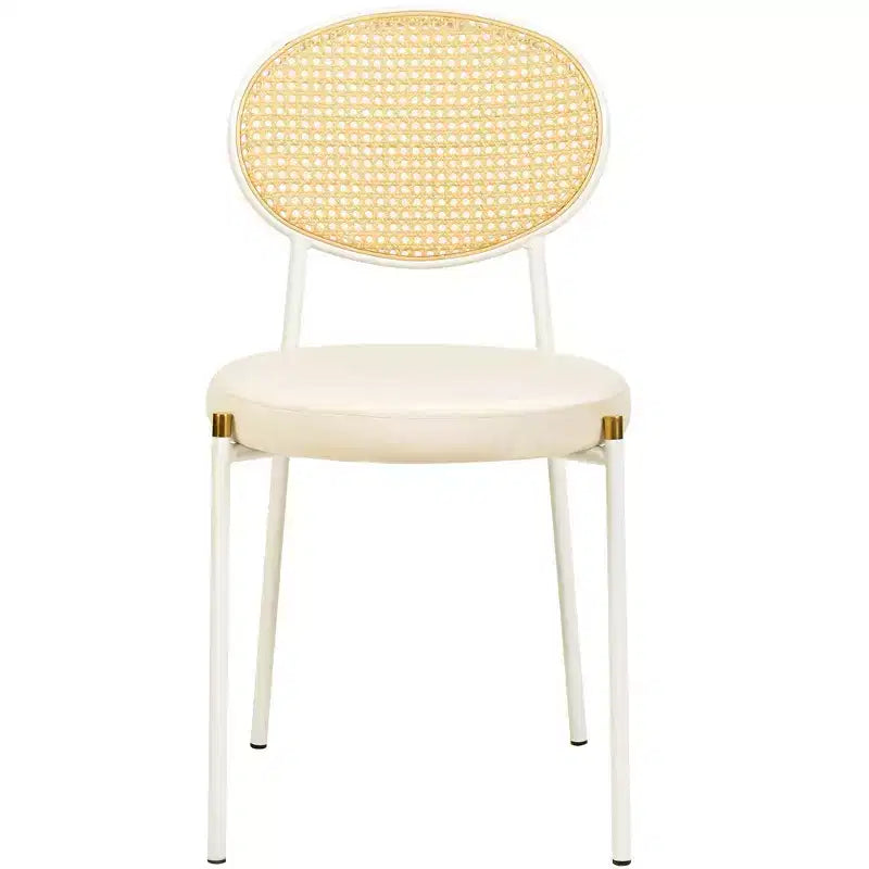 Chaise de salle à manger en velours