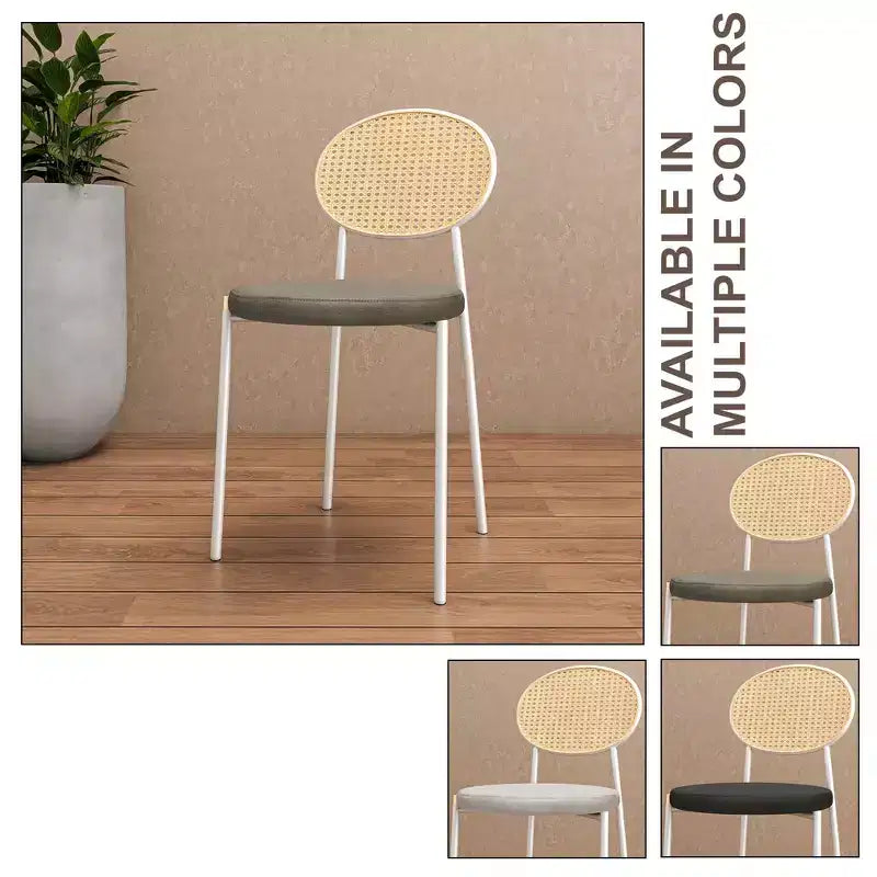 Chaise de salle à manger en velours