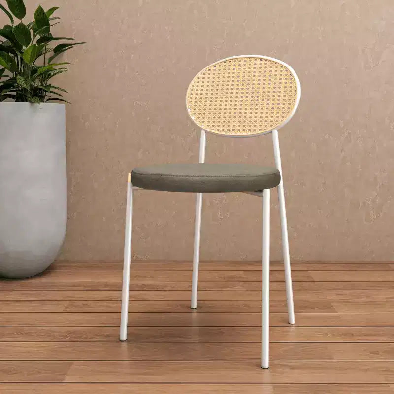 Chaise de salle à manger en velours