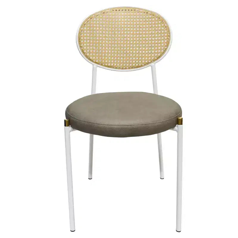 Chaise de salle à manger en velours