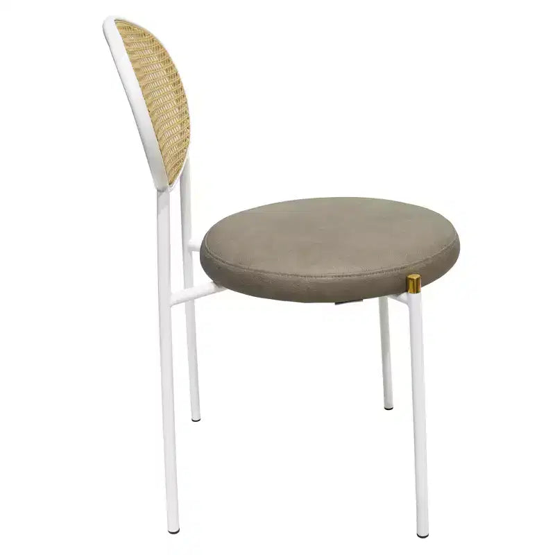 Chaise de salle à manger en velours