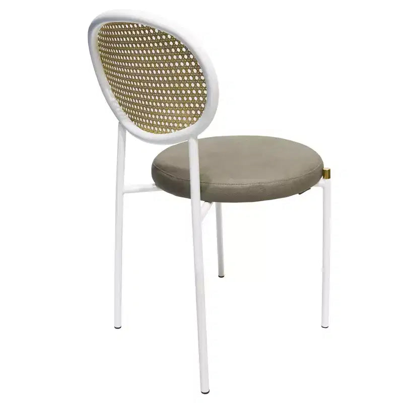 Chaise de salle à manger en velours