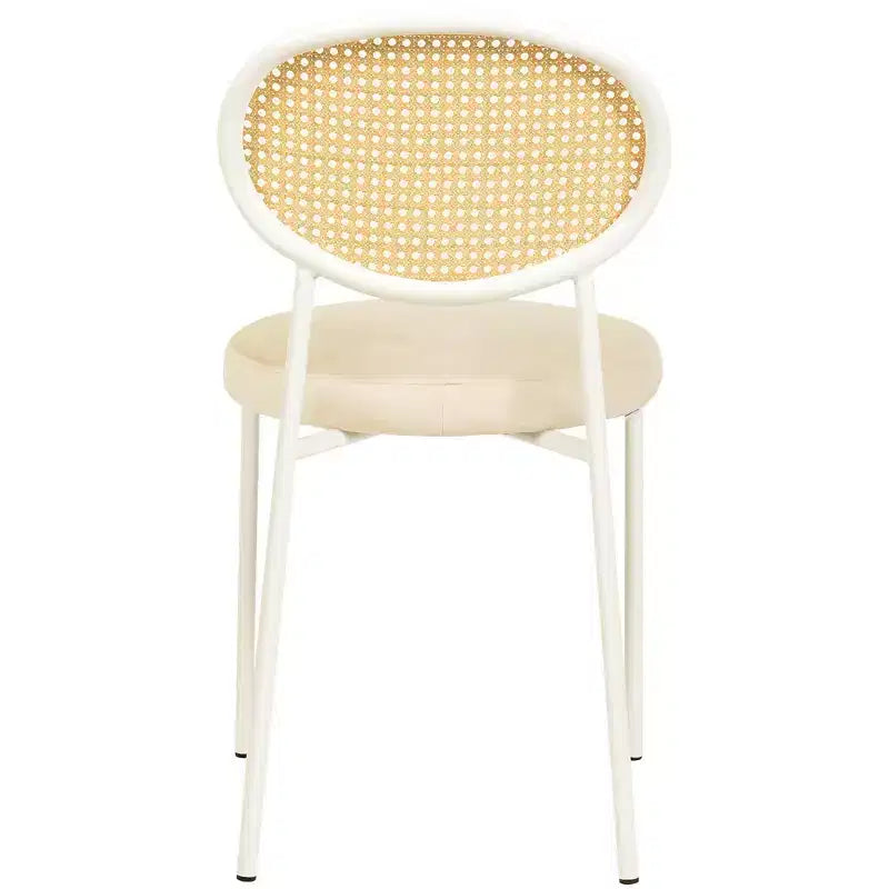 Chaise de salle à manger en velours