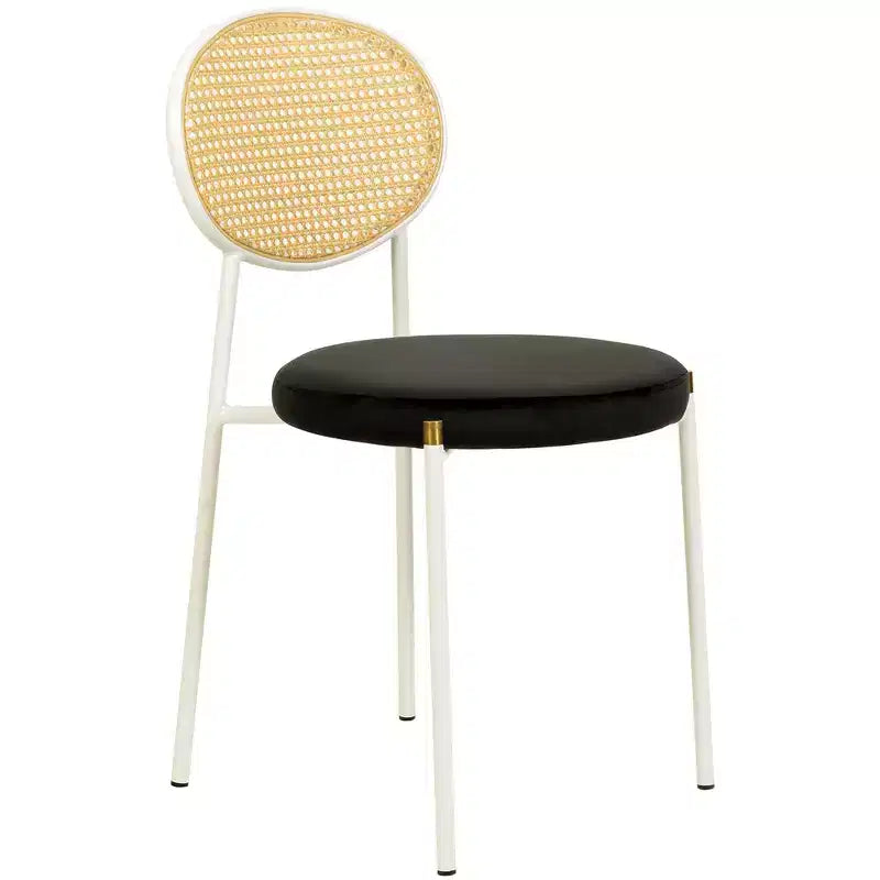 Chaise de salle à manger en velours