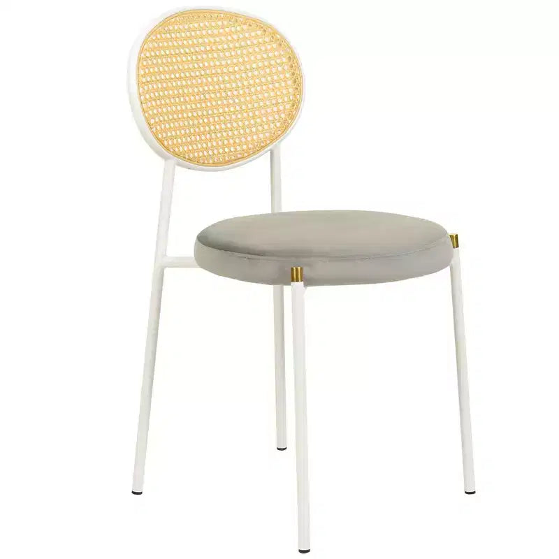 Chaise de salle à manger en velours