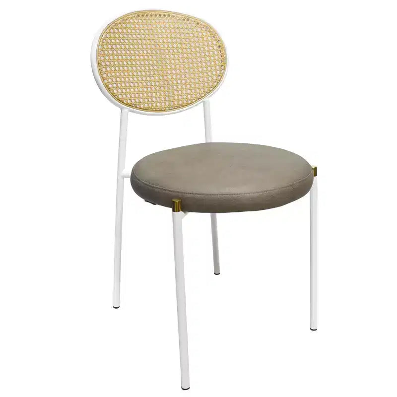 Chaise de salle à manger en velours