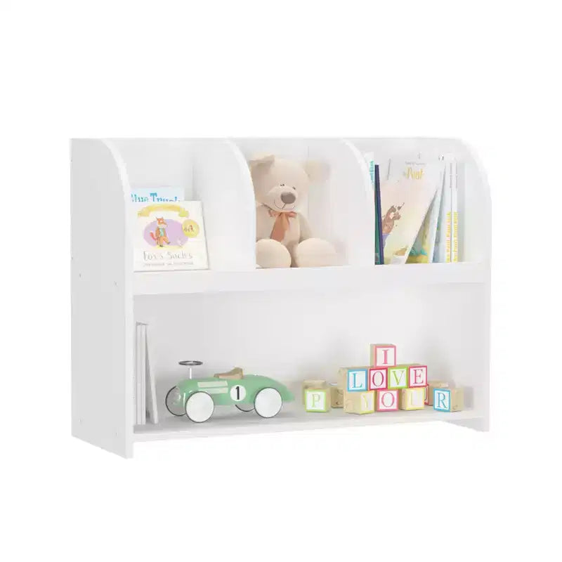 Étagère à livres et meuble de rangement pour jouets pour enfants