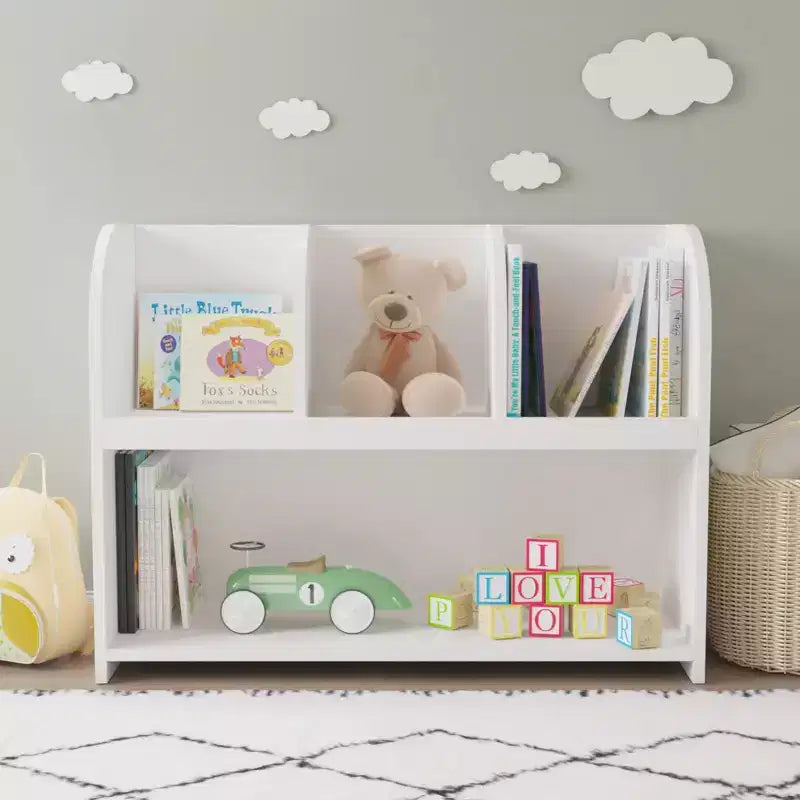 Étagère à livres et meuble de rangement pour jouets pour enfants