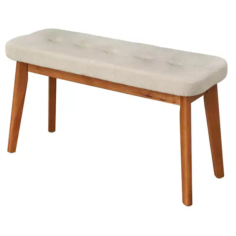 Banc rembourré de style moderne du milieu du siècle