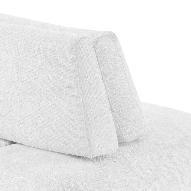 Fauteuil moderne modulable sans accoudoirs avec dossier escamotable