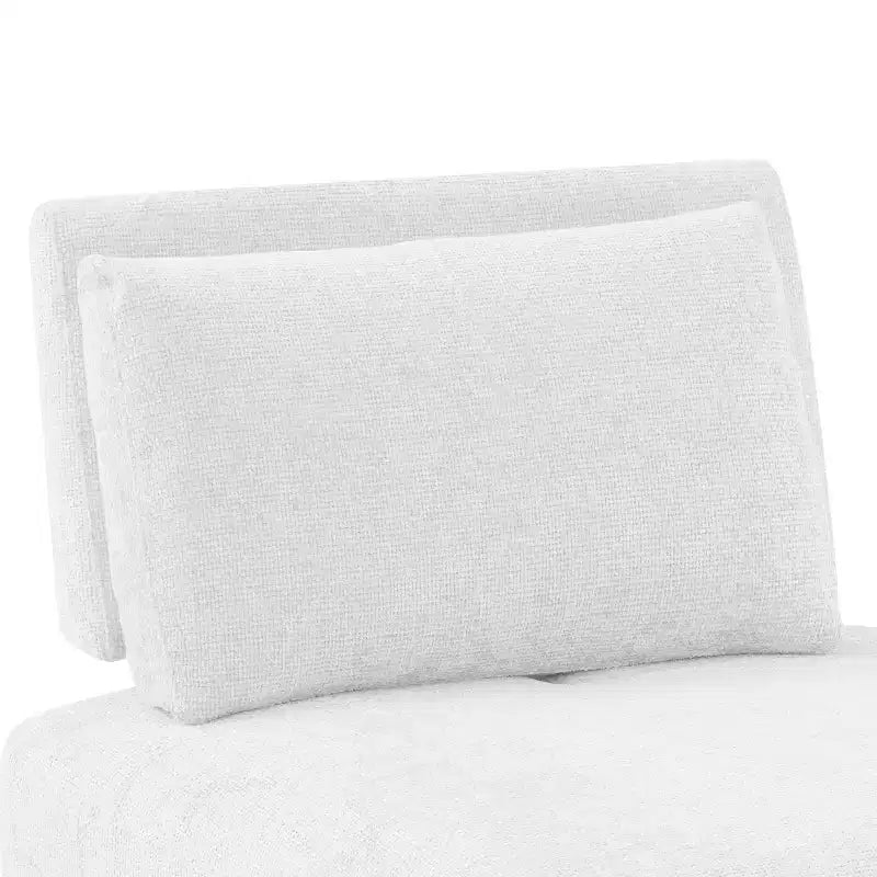 Fauteuil moderne modulable sans accoudoirs avec dossier escamotable